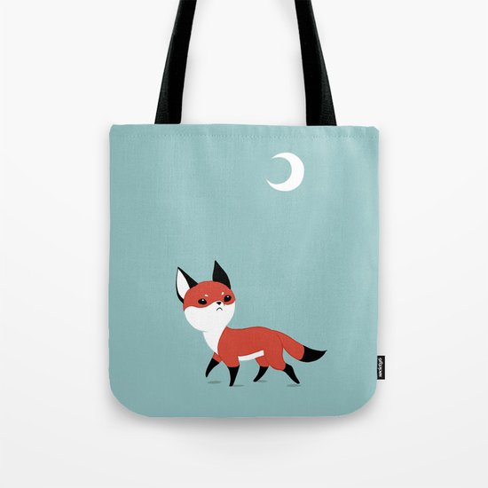 Moon Fox Tote Bag