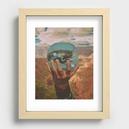 Desert Diver Recessed Framed Print