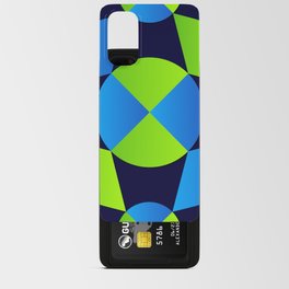 Green & Blue Color Arab Square Pattern Android Card Case