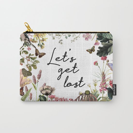 LET'S GET LOST Carry-All Pouch