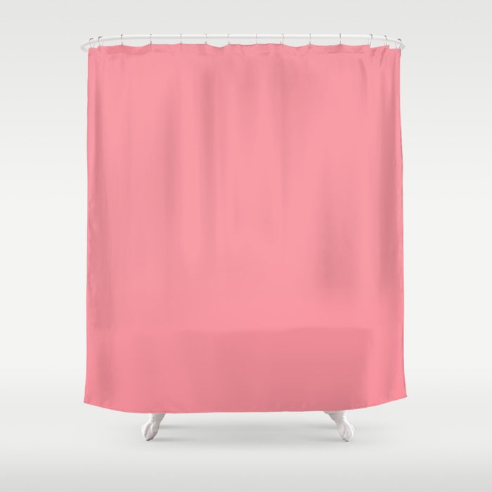Geranium Pink Shower Curtain