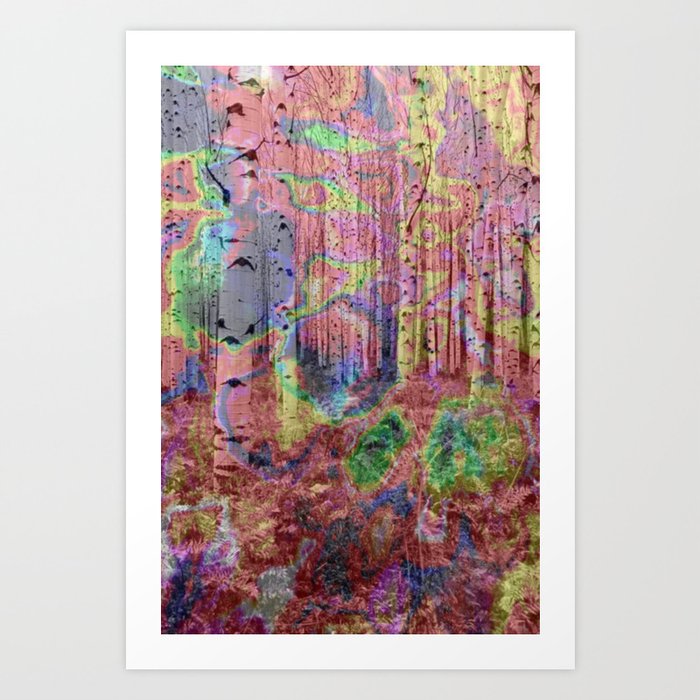 Trippy Forest 2 Art Print By Therealtruth Society6
