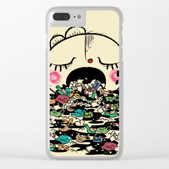 Save the fishes Clear iPhone Case