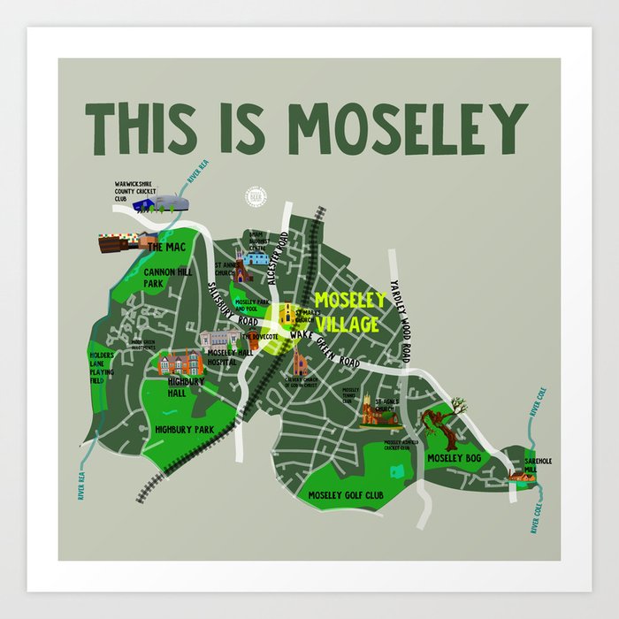 This is Moseley Art Print
