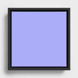 Monochrom purple 170-170-255 Framed Canvas