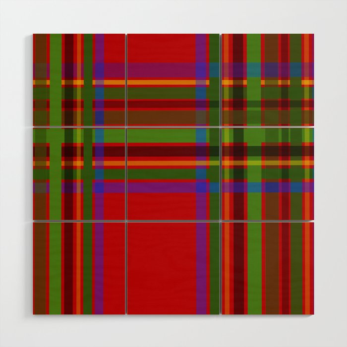 Holiday Tartan - DOUBLE Wood Wall Art