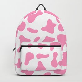 Pink Cow Pattern Backpack | Blackandpink, Graphicdesign, Cutecow, Pinkcowpattern, Cowpattern, Moo, Pinkpattern, Cow, Cowlover, Cowloversclub 