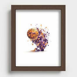 Basketball Bounce Recessed Framed Print