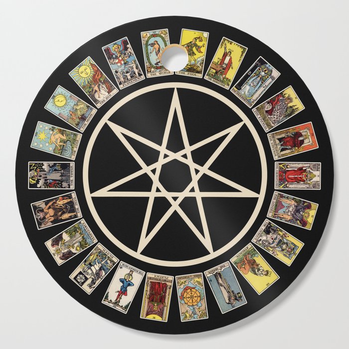 Fairy Star & Tarot Circle Cutting Board