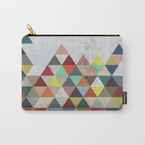 Colorful Triangles Carry-All Pouch