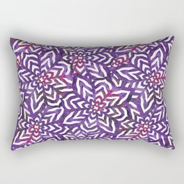 I don't need to improve - Purple and pink Rectangular Pillow