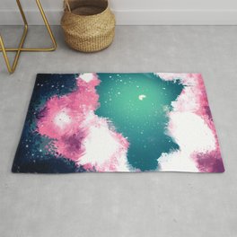 The Night Sky Art Print  Rug