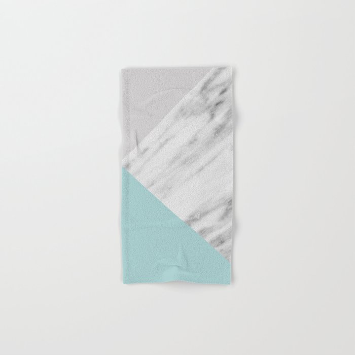 Ice Color Marble Collage Hand & Bath Towel