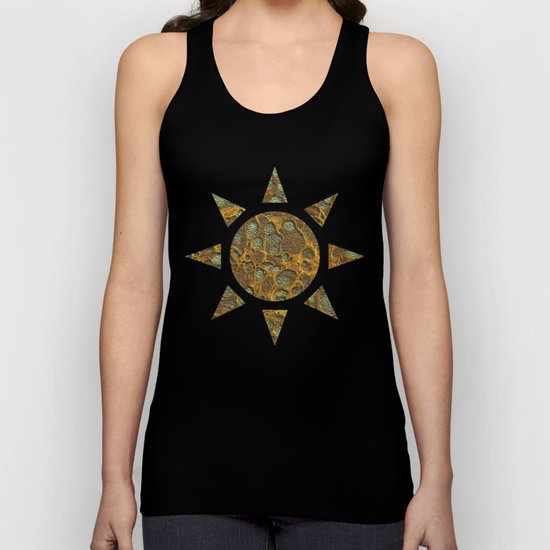 Golden Marble 07 Unisex Tank Top