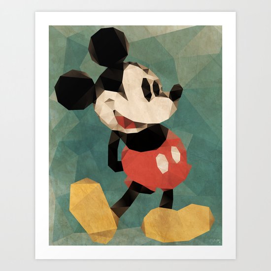 Mr. Mickey Mouse Art Print