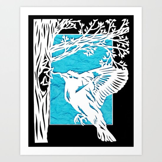 Goldfinch Mother Art Print