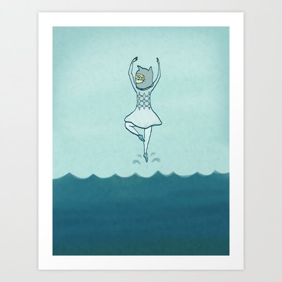 Lost at sea, doesn't bother me Art Print