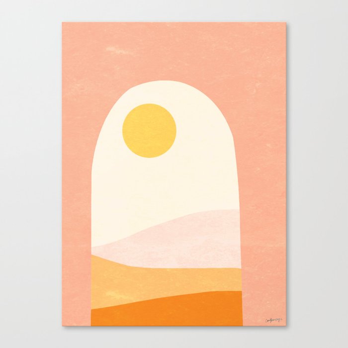 Archway Desert Sunset Canvas Print