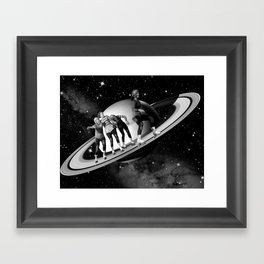 Roller Derby on Saturn Framed Art Print