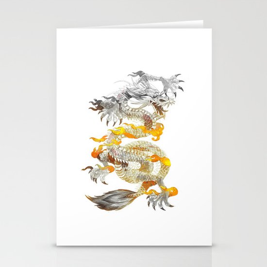 Fire Stationery Cards