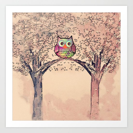 owl-245 Art Print
