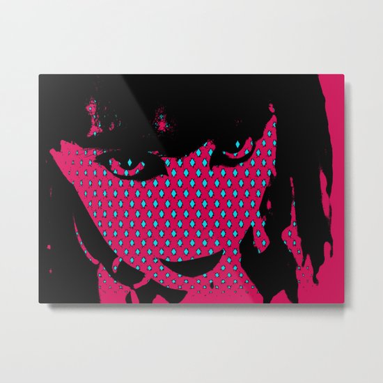 Abstract Face 2 Metal Print