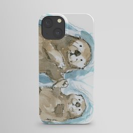 Sea otters iPhone Case