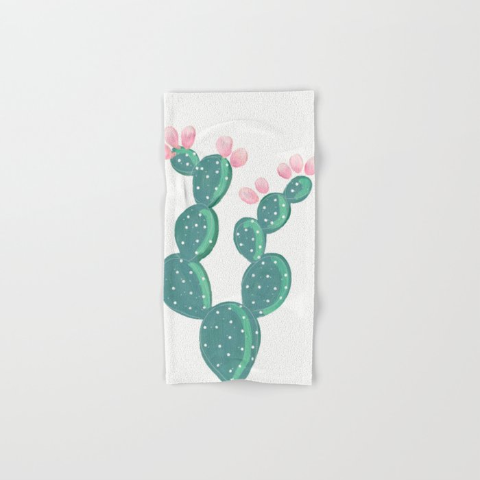 Painted Cactus Hand & Bath Towel