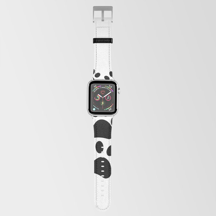 Dog paw print made of heart black Apple Watch Band by gulsengunel
