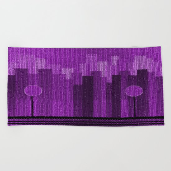 The Big City Beach Towel
