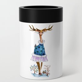 Fashion Christmas Deer 7 Can Cooler