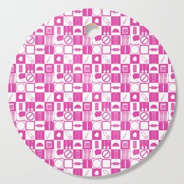 Contraception Pattern (Pink) Cutting Board