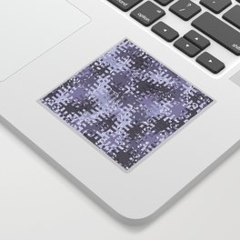 Purple pixels and dots Sticker