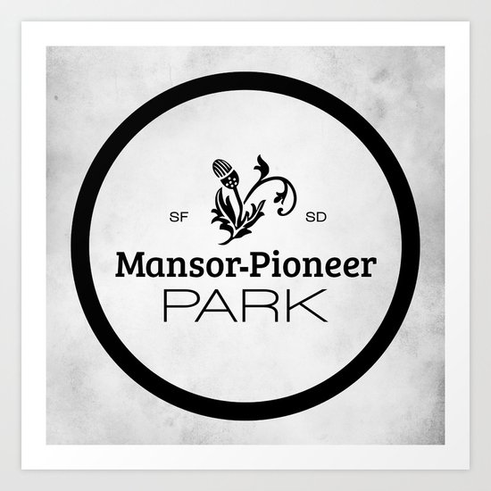 Mansor-Pioneer Park Art Print