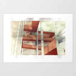 Architectural Fragment Perspective Art Print
