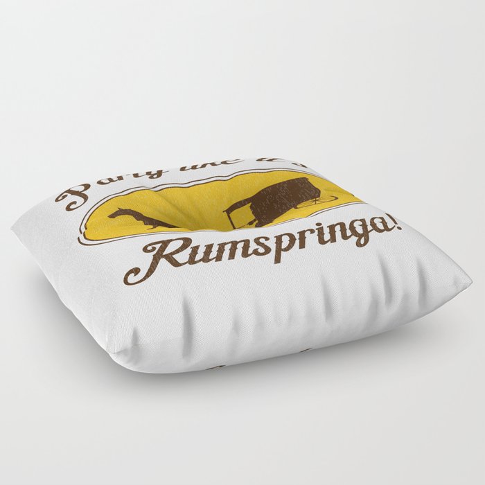 Party Like It's Rumspringa Floor Pillow
