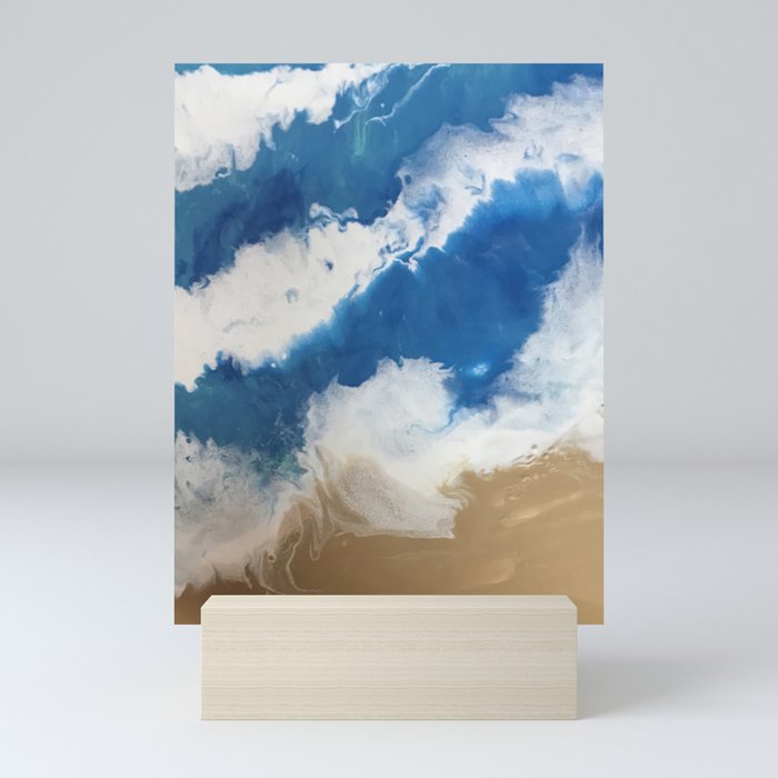 Rough Waves Mini Art Print