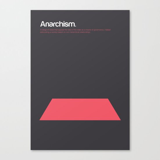 Anarchism Canvas Print