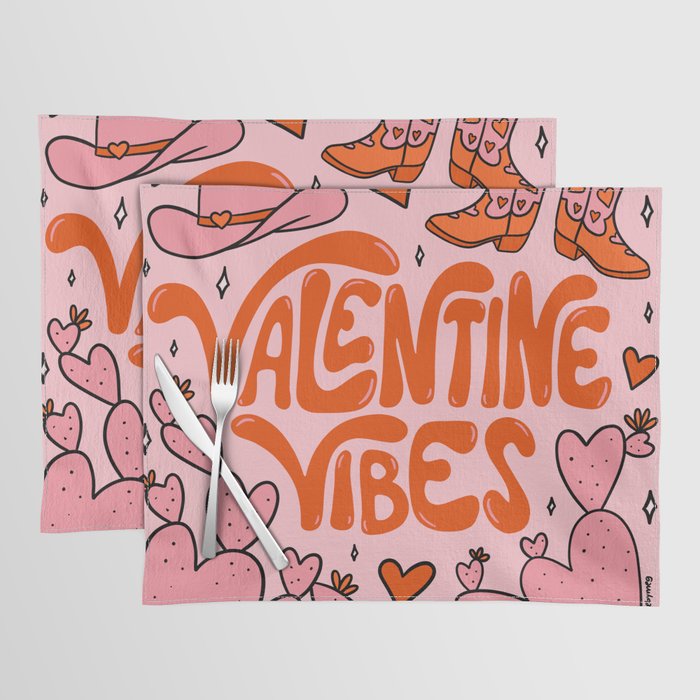Valentine Vibes Placemat