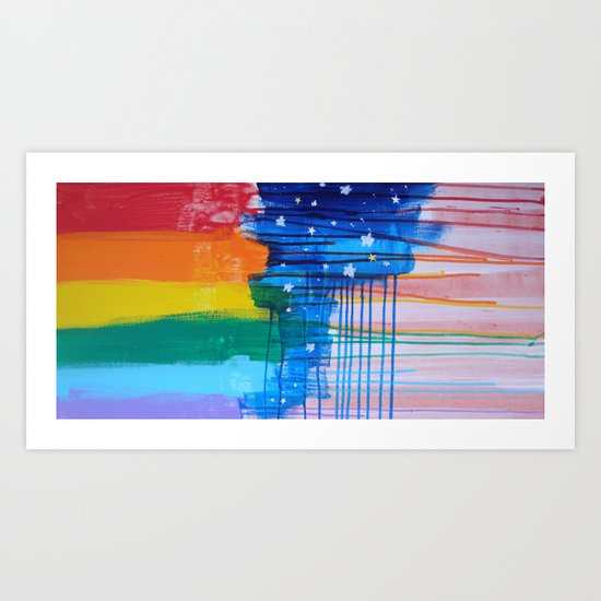 Flags for the Future 2 Art Print