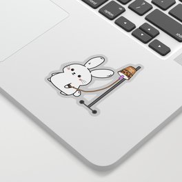 Bubble Tea Bunny Sticker