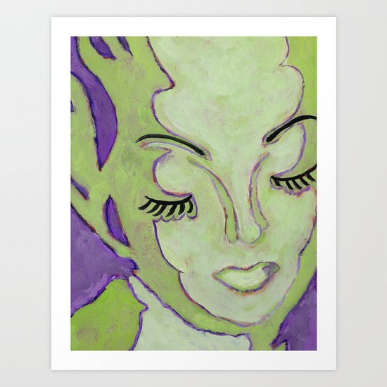 Mug Shot Green/Lares and Penates Series Art Print