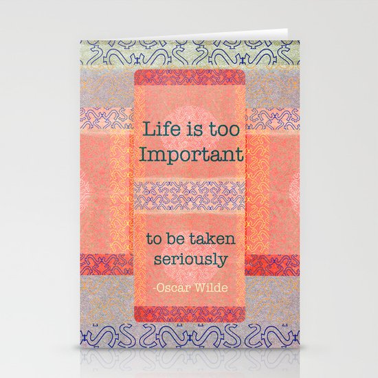 Coral Treat Stationery Cards