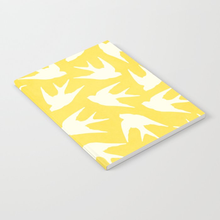 Birds (Yellow) Notebook