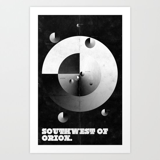 Southwest of Orion Art Print
