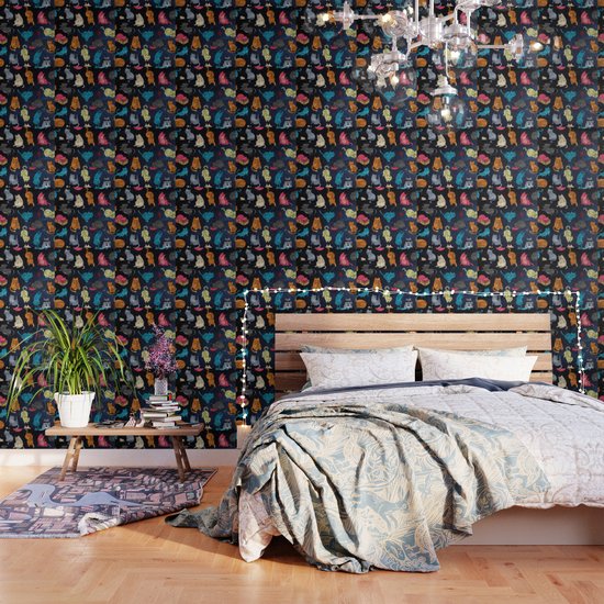 Space Cats Wallpaper By Peggieprints Society6
