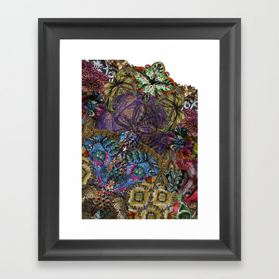 Psychedelic Botanical 8 Framed Art Print