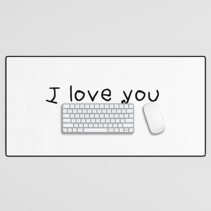I love you dad - father's day 2 Desk Mat