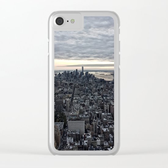 New York skyline x Clear iPhone Case