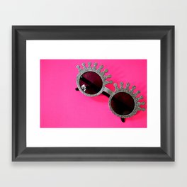 Funky Sunglasses Framed Art Print